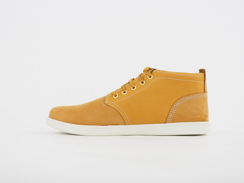 Juniors Timberland EK Groveton 1797A Wheat Leather Lace Up Chukka Casual Boots