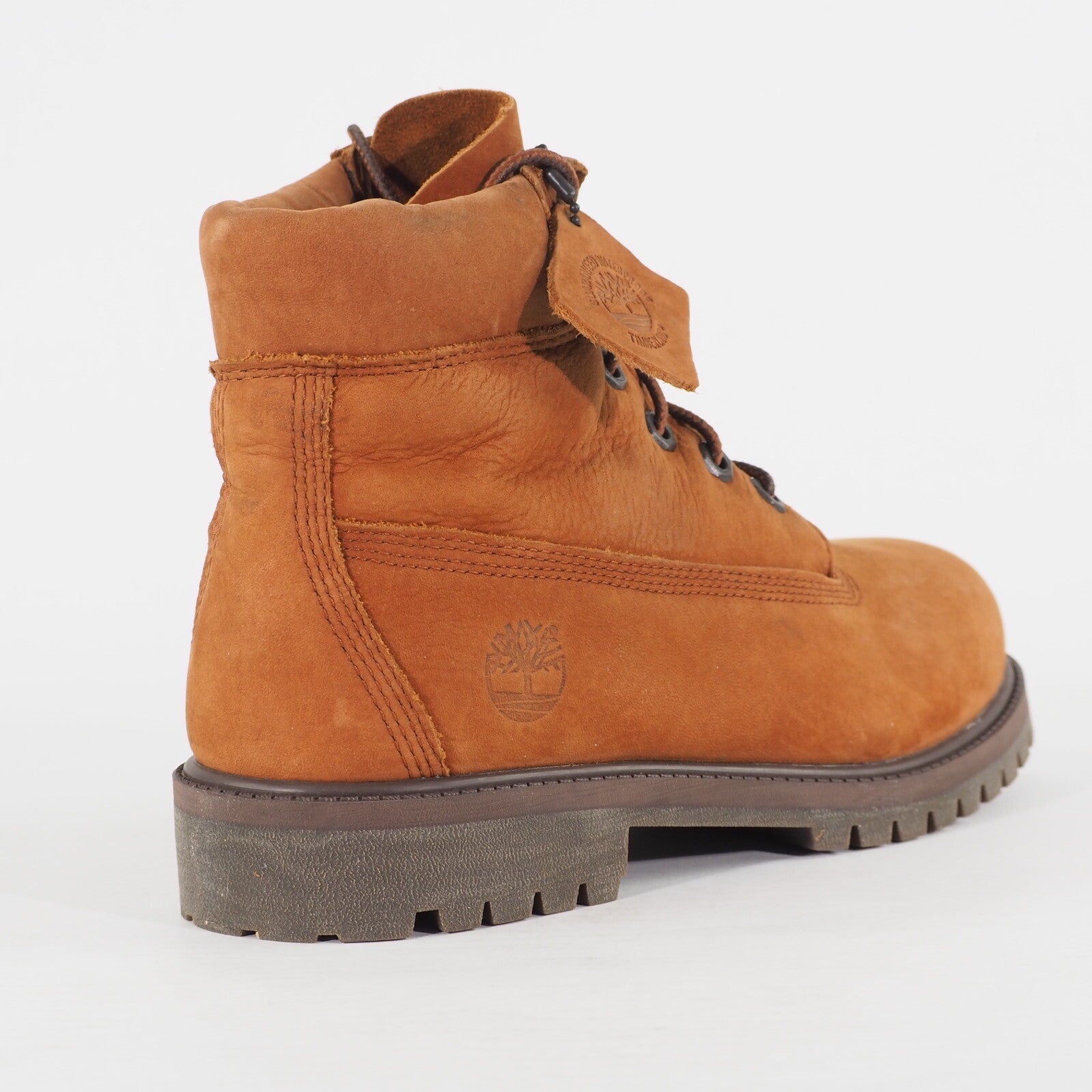 Juniors Timberland 6 Inch Premium A2BKM Brown Leather Lace Casual Walking Boots