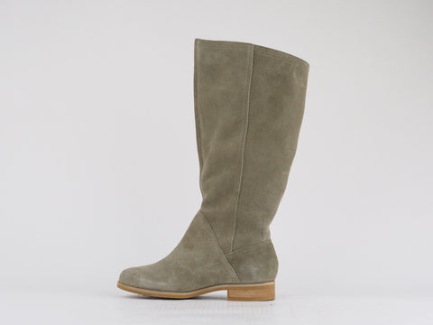 Womens Timberland Rangeley 8124R Light Olive Leather Casual Pull On Tall Boots