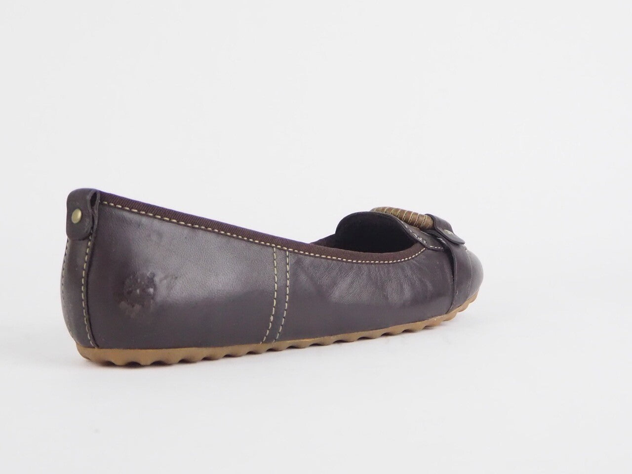 Womens Timberland Earthkeepers 62113 Brown Leather Slip On Loafers Ladies Shoes