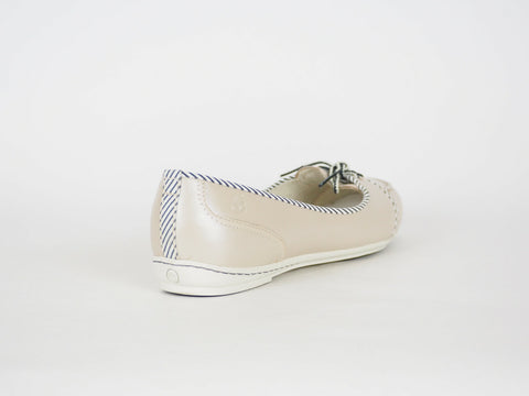 Womens Timberland Earthkeepers Belle Island 24650 Cream Pearlised Leather Shoes