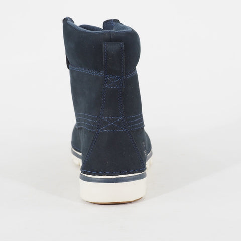 Womens Timberland 6 Inch Brookton A14D3 Navy Leather Lace Casual Walking Boots