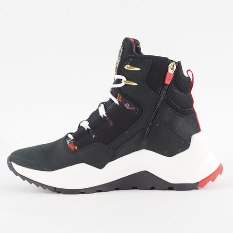 Mens Timberland Madbury A2PTC Black Nubuck Leather Zip Up Sneaker Boots