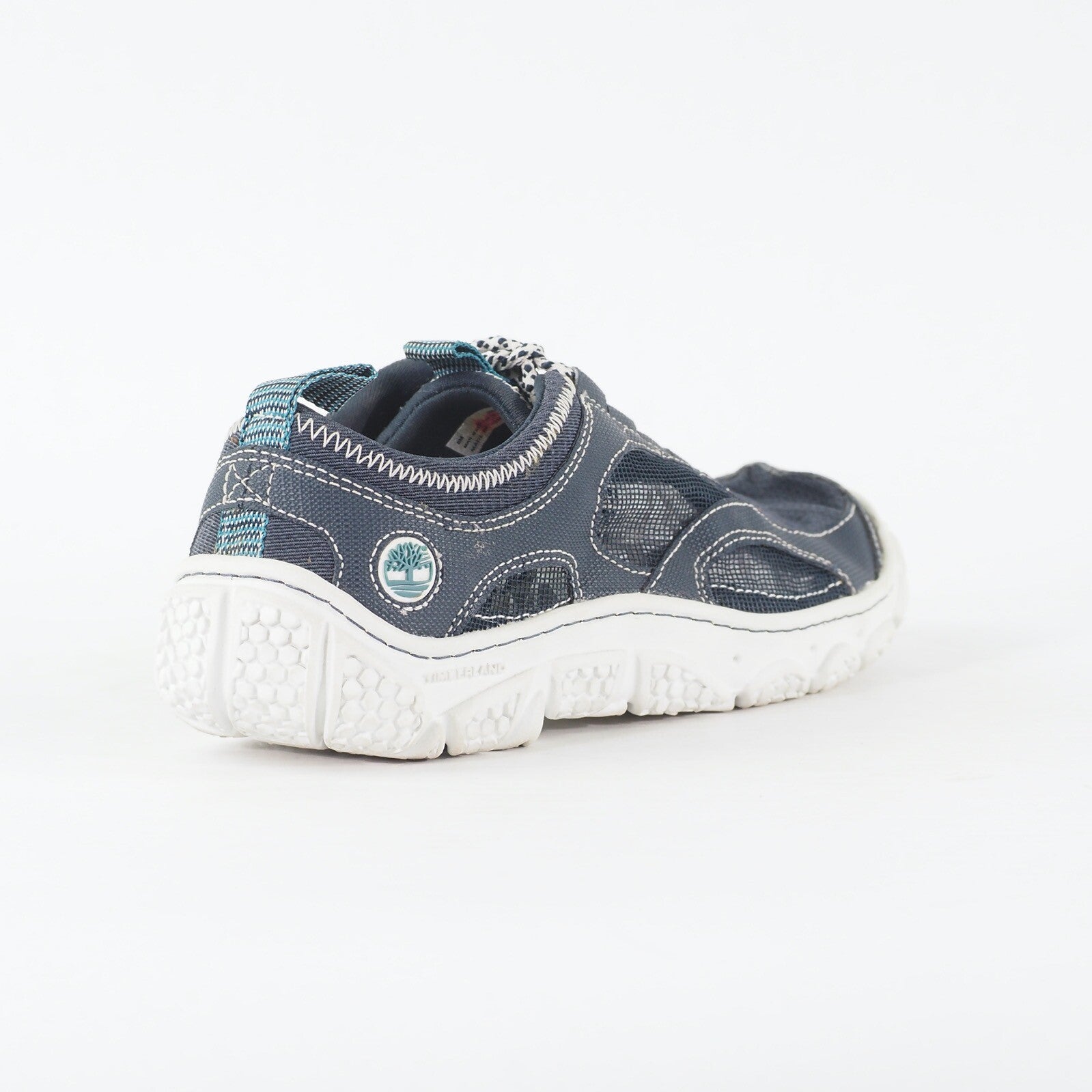 Womens Timberland Wake 58602 Navy Blue Textile / Mesh Lace Up Walking Trainers