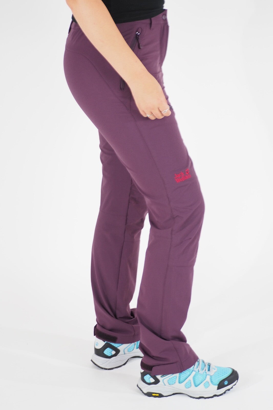 Womens Jack Wolfskin Activate 1501481 Grapevine Warm Windproof Hiking Trousers