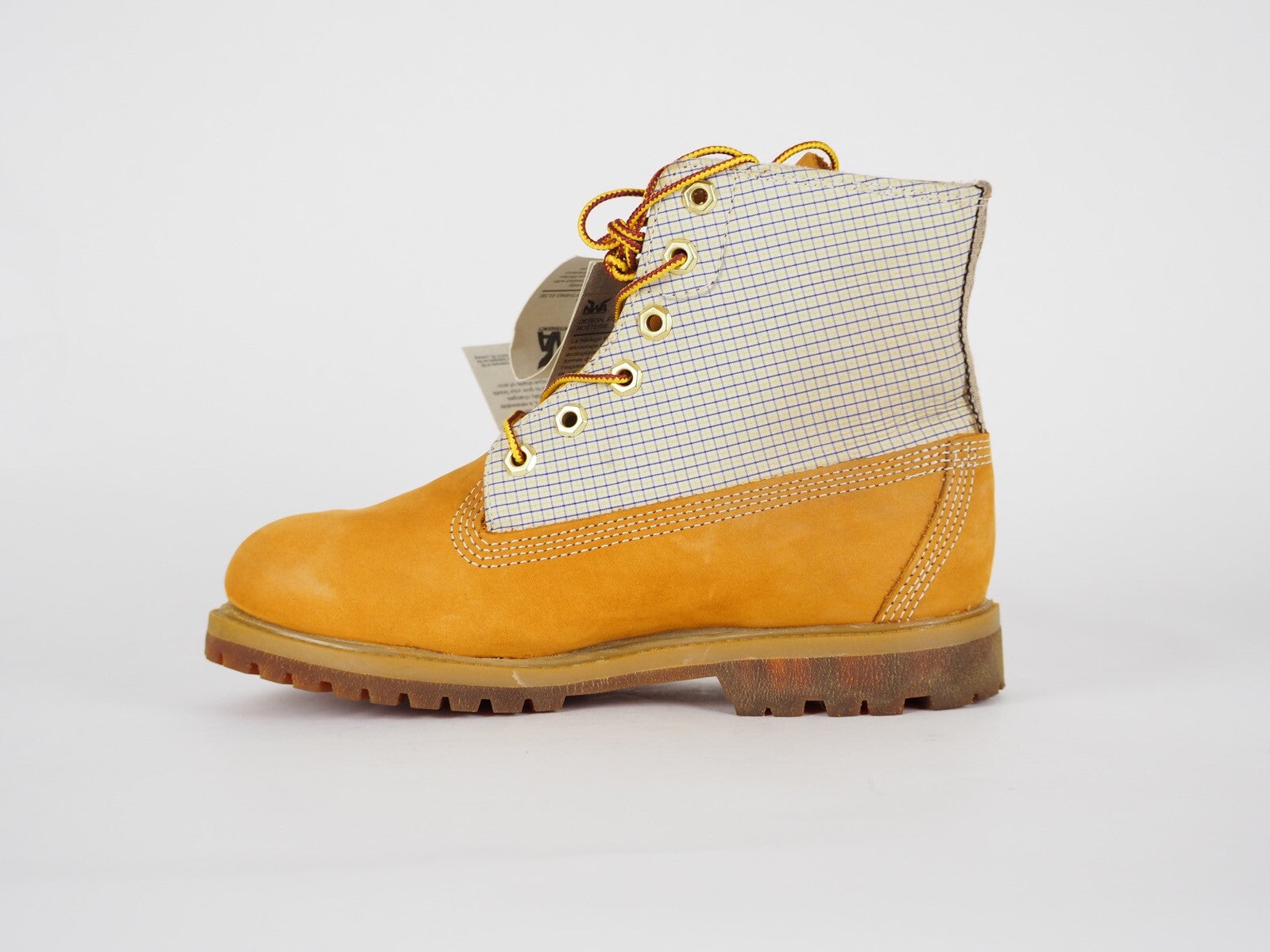 Womens Timberland EK Nadege 3711R Wheat Leather Textile Lace Up Chukka Boots