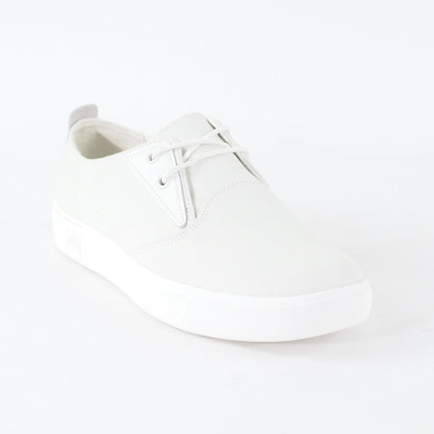 Mens Timberland Amherst A1H9P Paper White Canvas Lace Up Low Top Casual Shoes