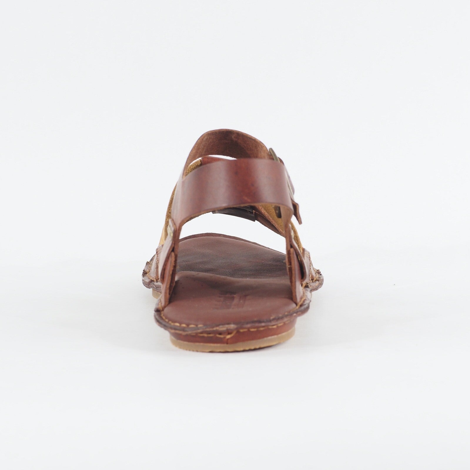 Mens Timberland Earthkeepers Fisherman 5145A Brown Leather Buckle Casual Sandals
