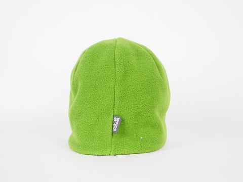 New Jack Wolfskin Kids Front Paw Hat 19424 Green Warm Hat Beanie