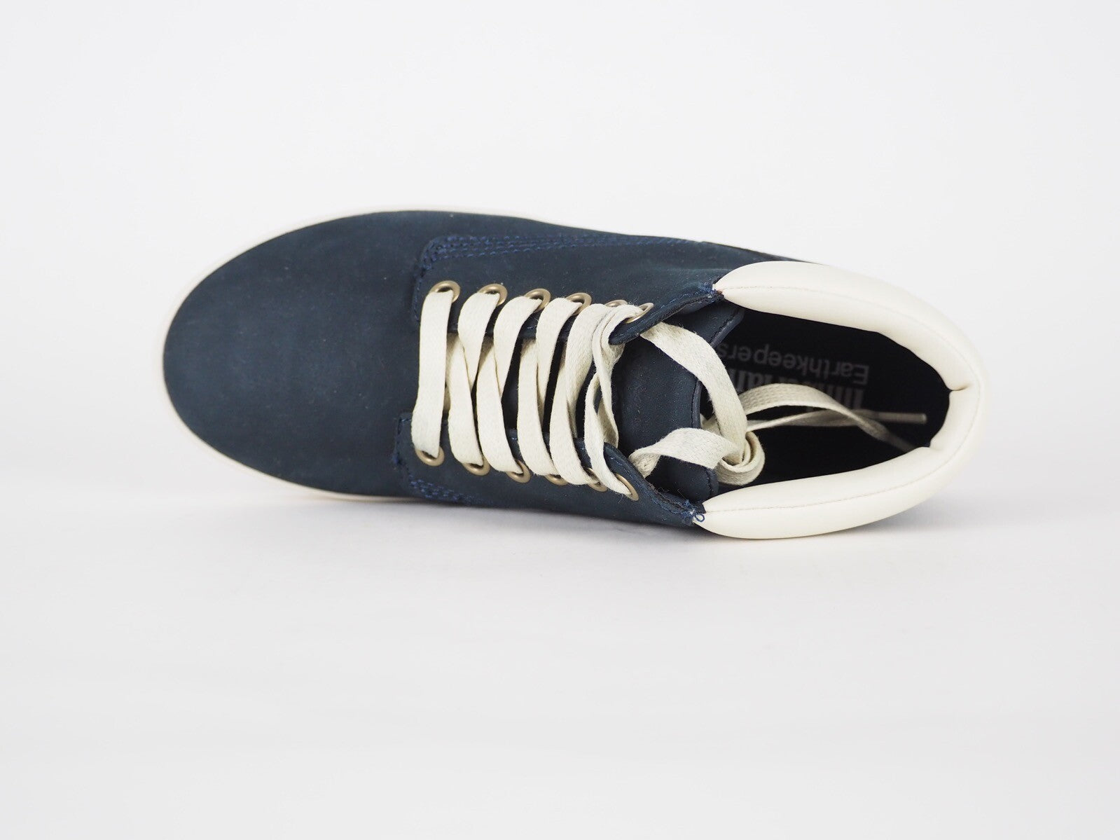 Womens Timberland Earthkeepers 8957A Navy Leather Lace Up Casual Chukka Boots