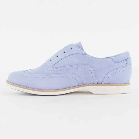 Womens Timberland EK Milway 8819A Periwinkle Leather Laceless Low Casual Shoes