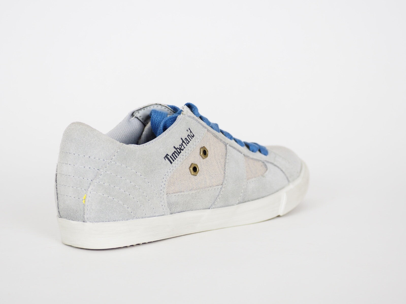 Womens Timberland EK Glastonbury 8234B Blue Suede Fabric Lace Up Trainers UK 5