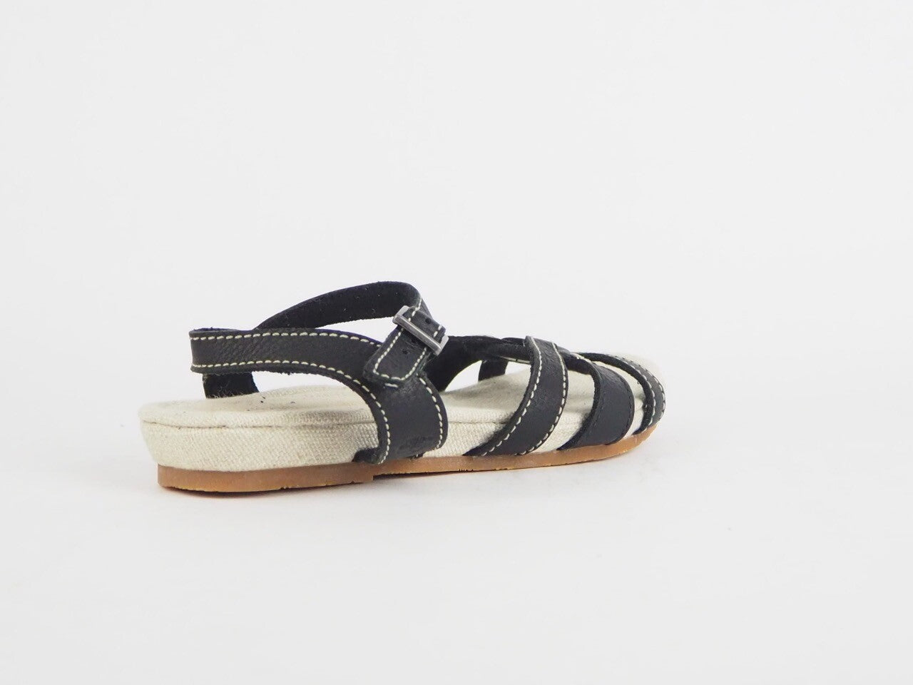 Womens Timberland Earthkeepers Narragansett 8060R Black Leather Sandals