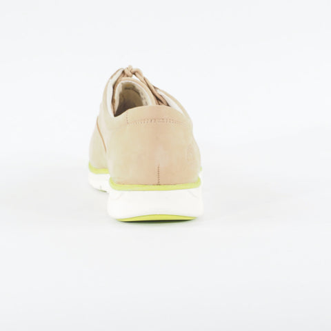 Mens Timberland Plain Toe Oxford A111M Beige Leather Casual Lace Up Light Shoes 