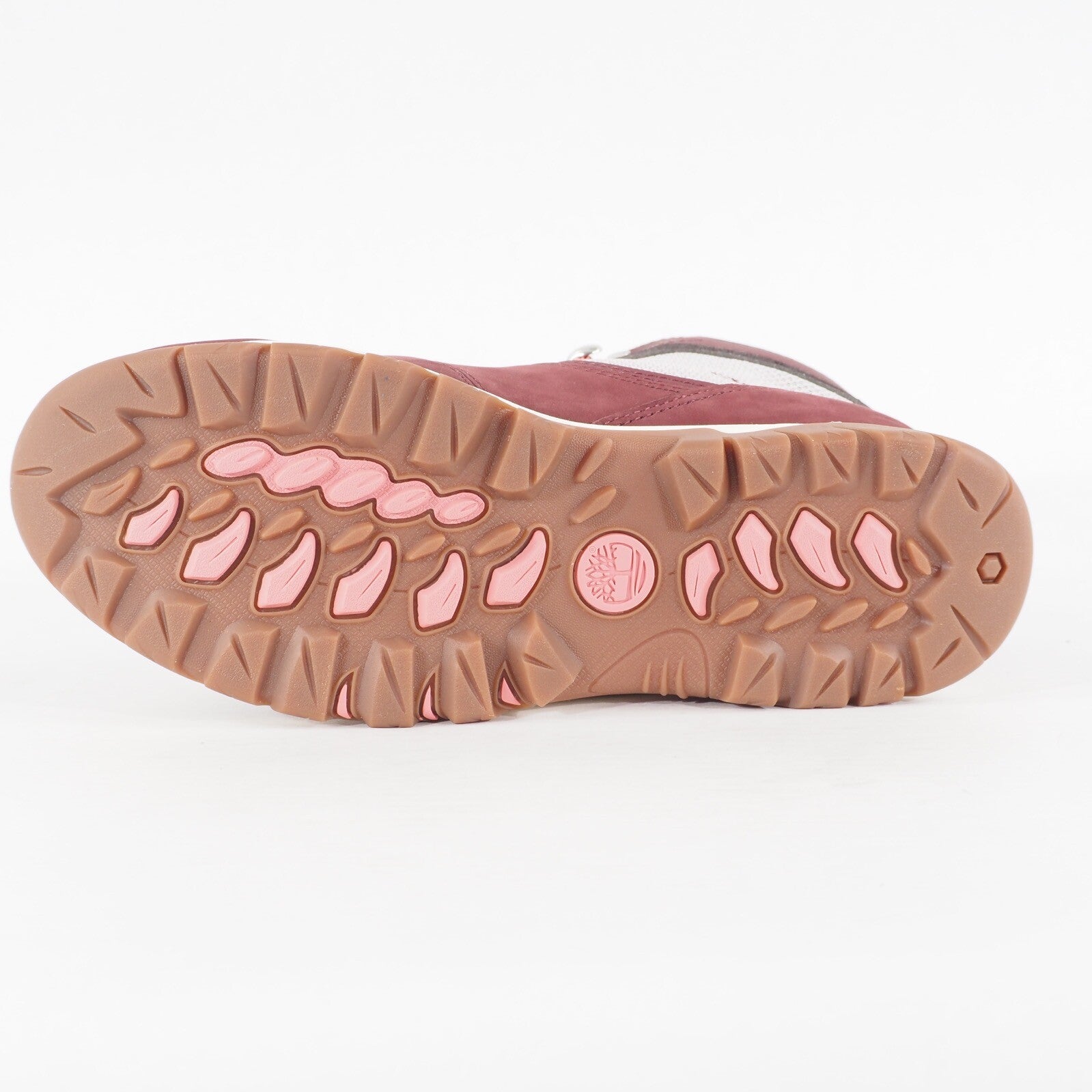 Womens Timberland MT Maddsen A2FC6 Burgundy Nubuck Waterproof Mid Hiker Boots