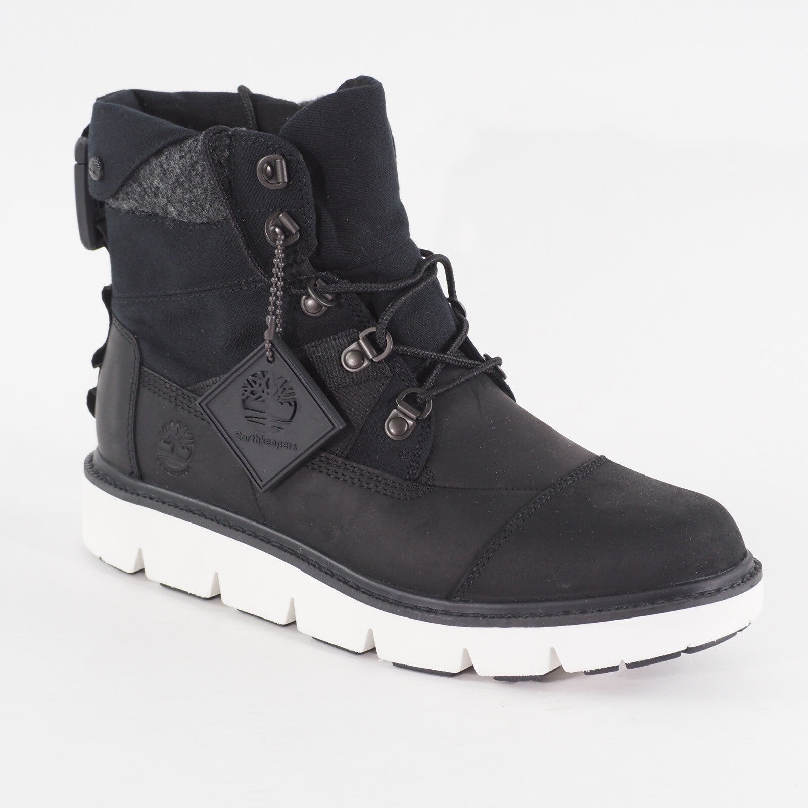 Womens Timberland Premium 6 Inch A42HX Black Leather Waterproof Walking Boots