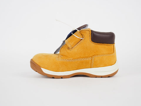 Infants Timberland EK 2587R Wheat Leather One Strap Casual Warm Baby Shoes