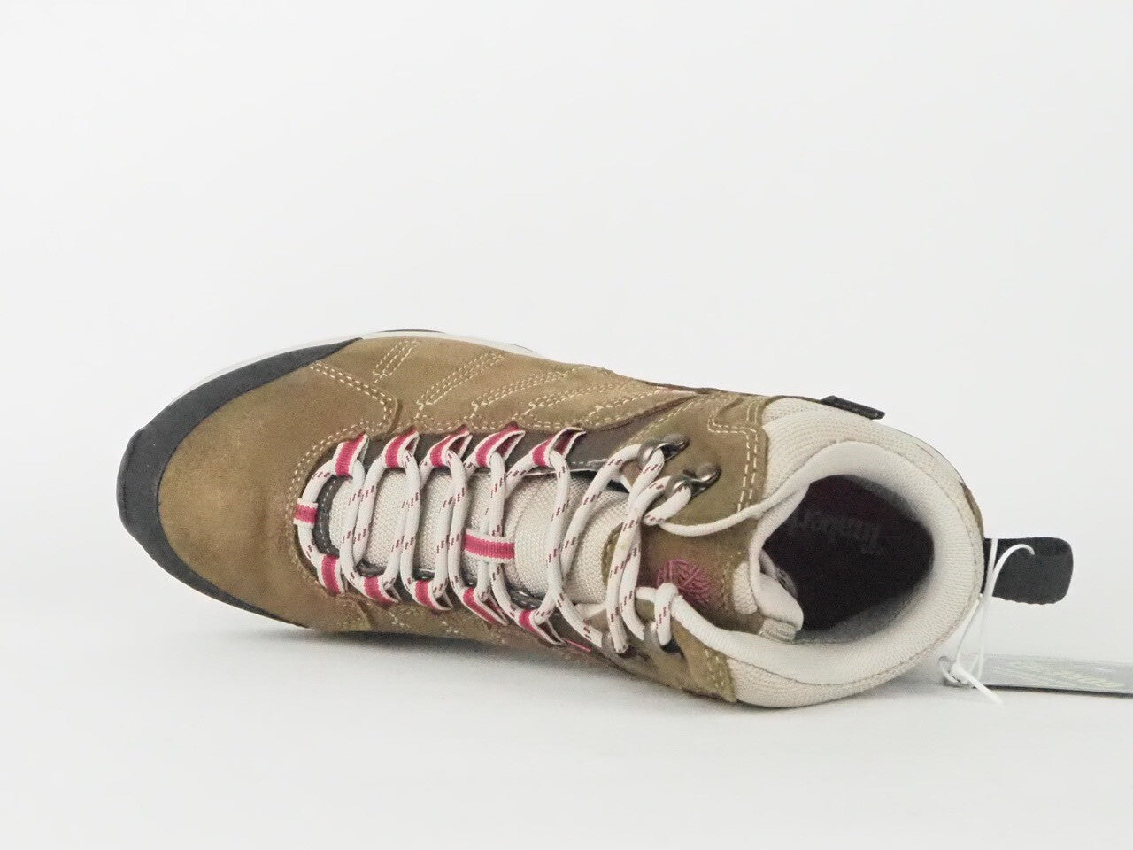 Timberland Ilton Mid 7600A Brown Leather Lace Up Hiker Walking Hiking Boots