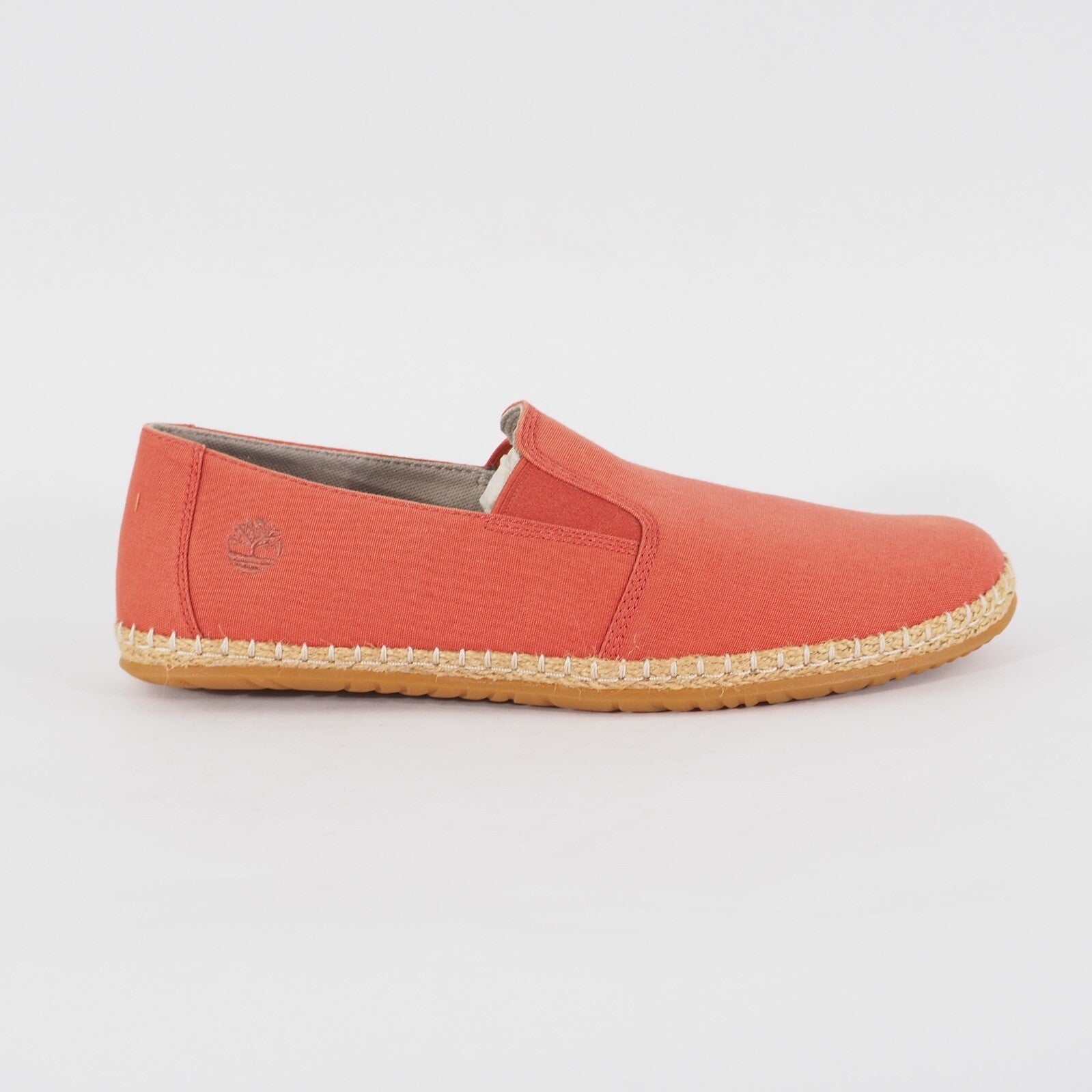Mens Timberland Surf Edge Sym 0A233K Orange Textile Slip On Casual Walking Shoes