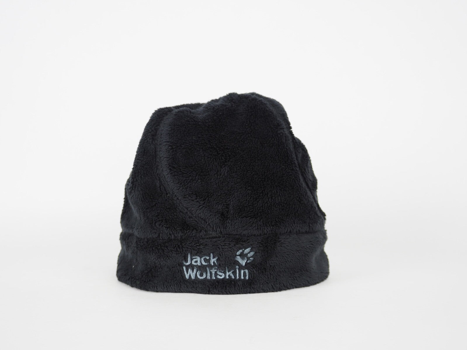 Girls Jack Wolfskin Soft Asylum 1901881 Black Furry Beanie Hat
