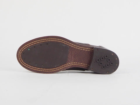 Womens Timberland Handcrafted Lucille Slip Ox 8145R Dark Brown Leather Shoes