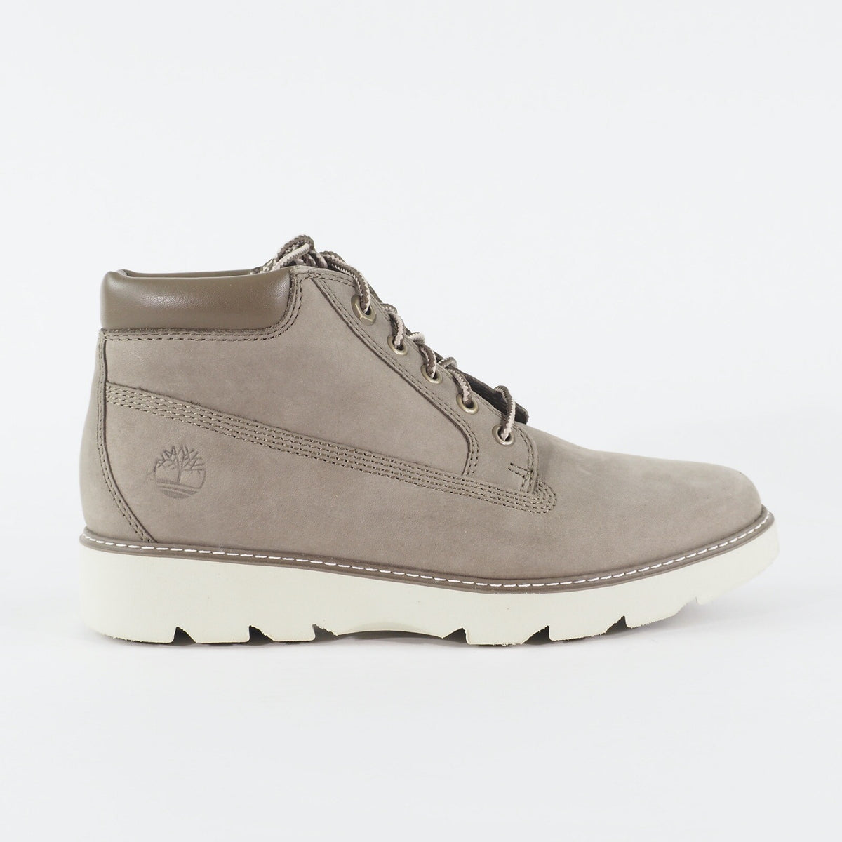 Womens Timberland Heeley Field A1YFJ Grey Leather Zip Up Casual Chukka Boots