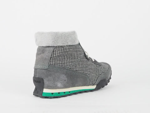 Womens Timberland Earthkeepers Greeley Mid 5760A Grey Leather Tweed Boots