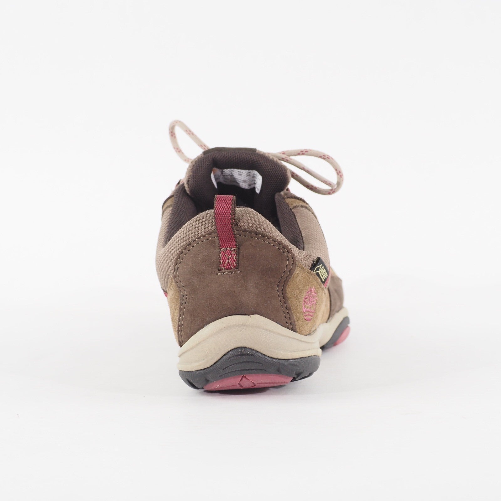 Womens Timberland Lincoln Peak 9007A Medium Brown Leather Lace Up Walking Shoes