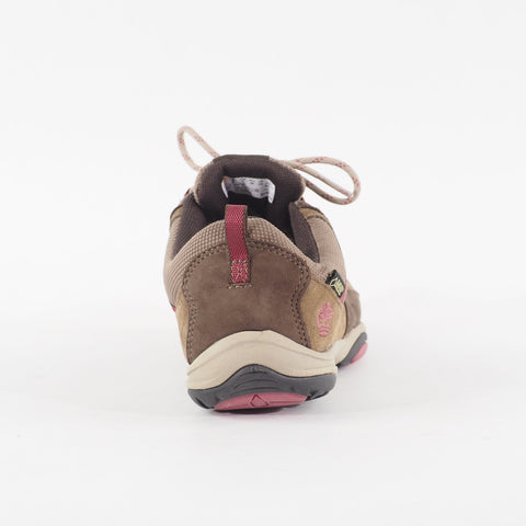 Womens Timberland Lincoln Peak 9007A Medium Brown Leather Lace Up Walking Shoes