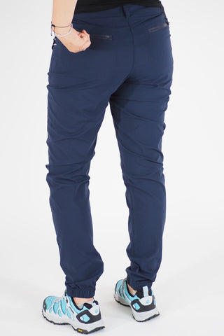 Womens Jack Wolfskin New Seattle 1505021 Midnight Blue Windproof Hiking Trousers