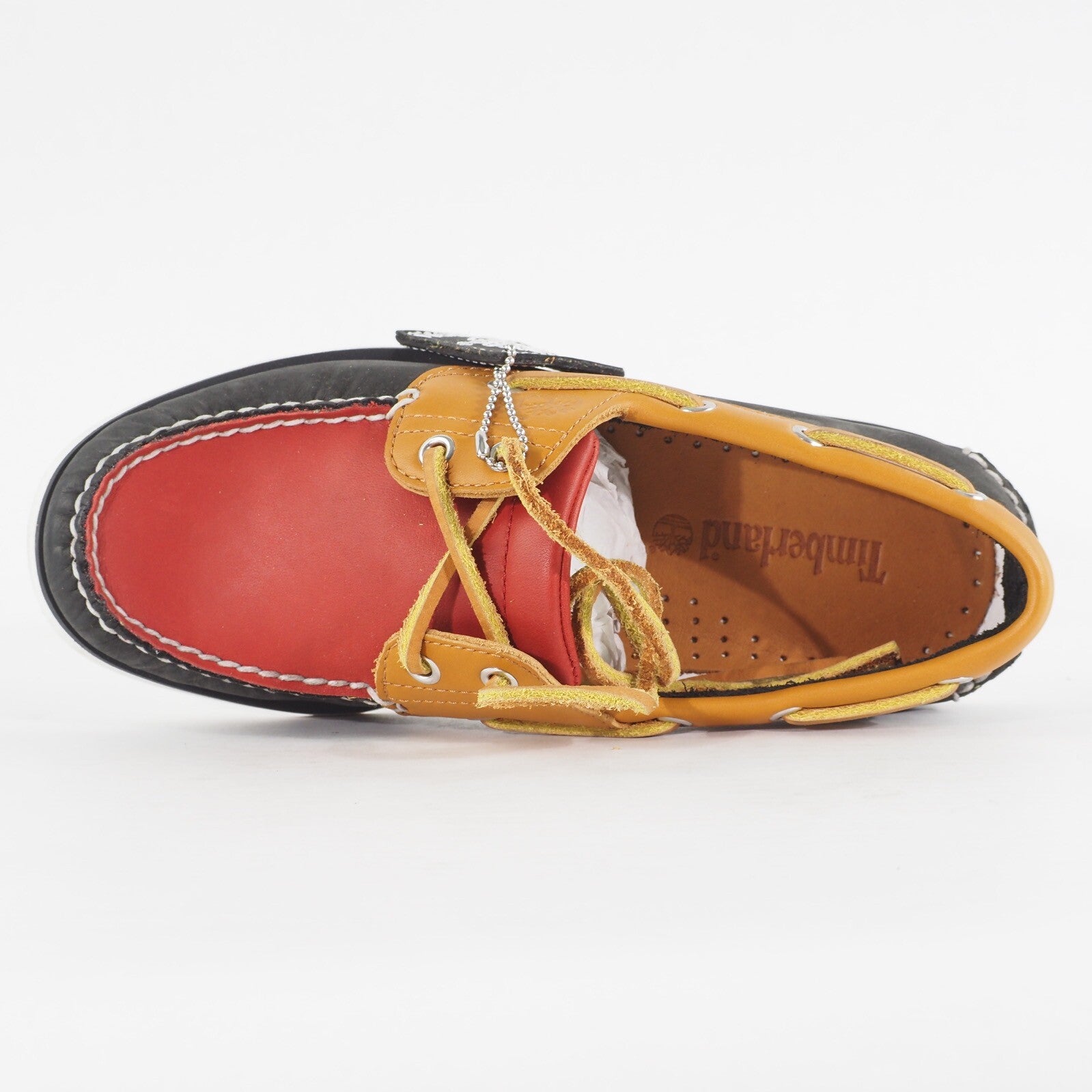 Mens Timberland Classic 2 Eye A154H Black Leather Casual Boat Shoes