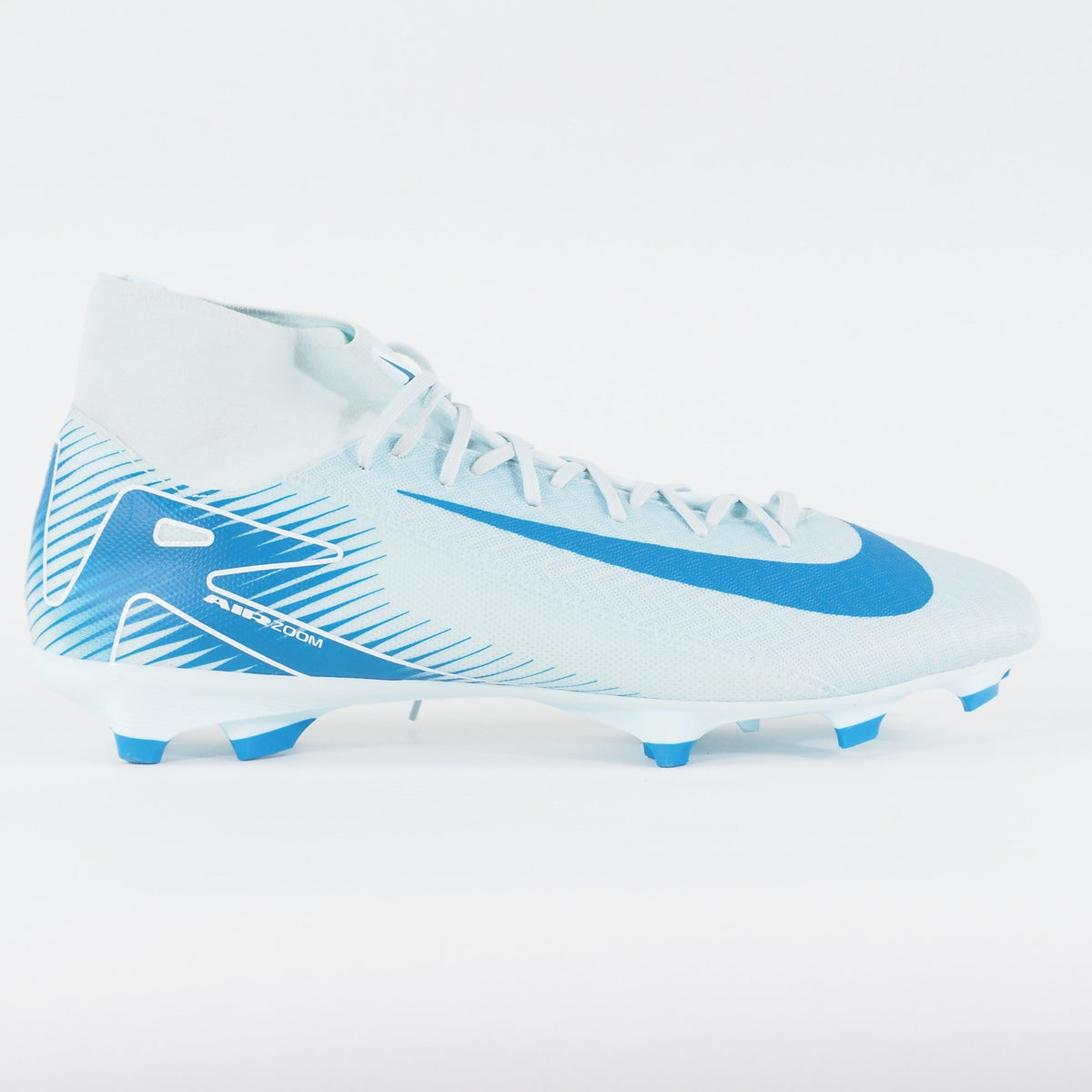 Mens Nike Zoom Mercurial Superfly 10 Academy Blue Moulded Studs Football Boots