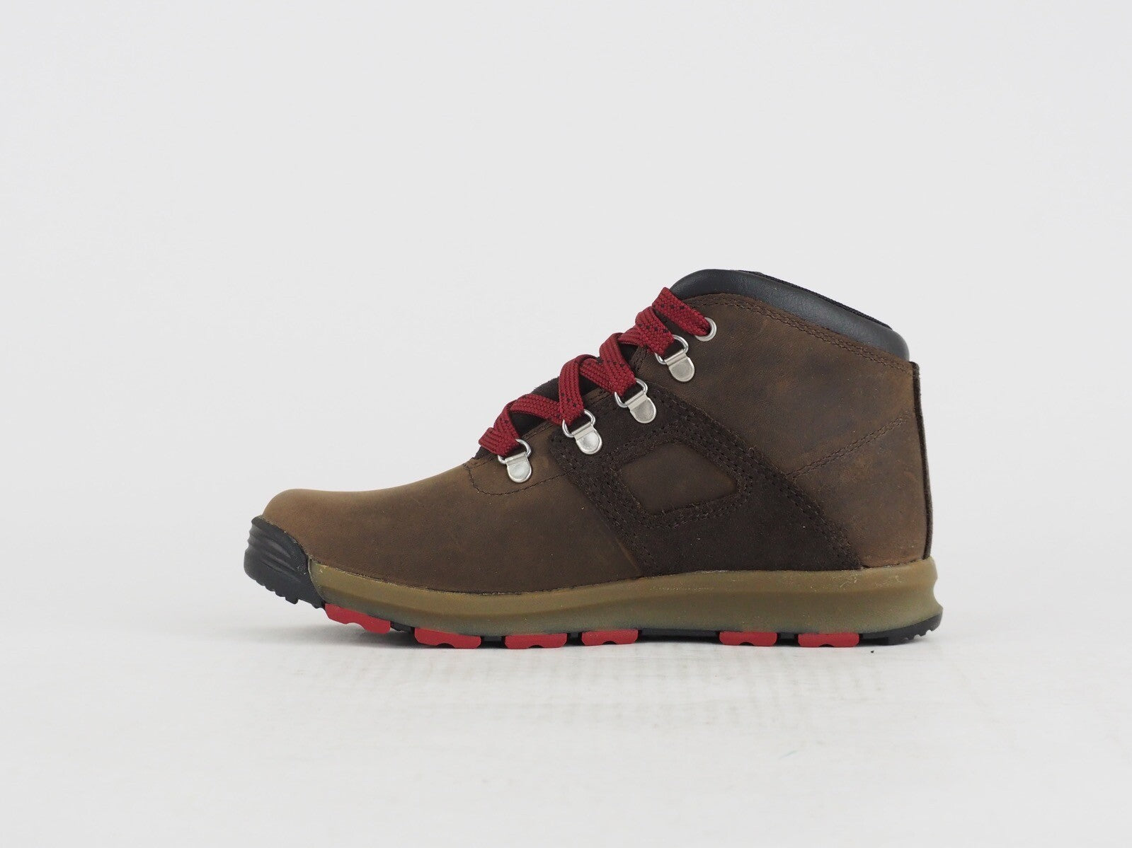 Boys Timberland GT Scramble 4879R Brown Leather Kids Chukka Boots Hiking Shoes