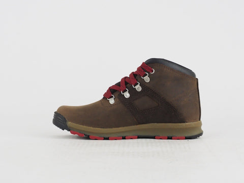 Boys Timberland GT Scramble 4879R Brown Leather Kids Chukka Boots Hiking Shoes