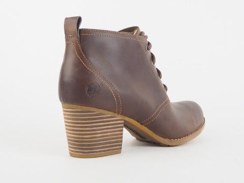 Womens Timberland Earthkeepers Birchmont Lace Chukka 8628R Leather Brown Boots