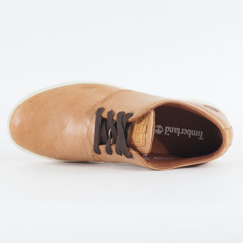 Mens Timberland Fulk LP A17S1 Copper Leather Lace Up Low Top Casual Shoes