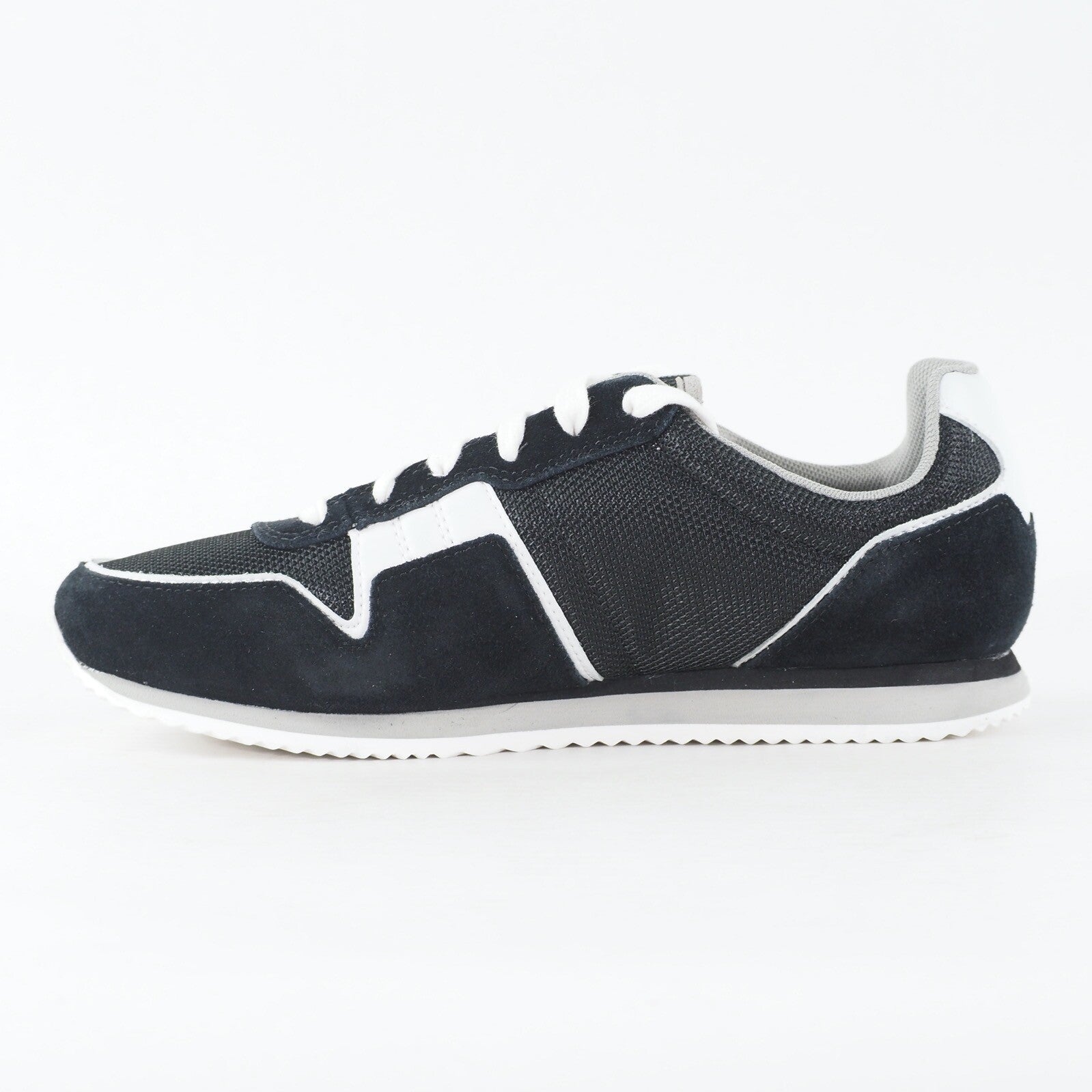 Womens Timberland Retro Runner Ox A1G6S Black Leather  Fabric Lace Casual Shoes