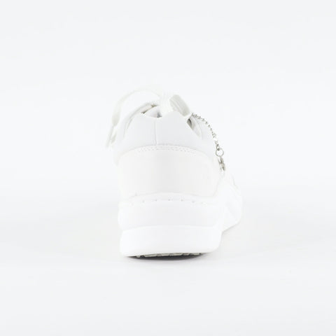 Womens Timberland Ruby Ann A2124 White Leather Lace Up Casual Sneakers