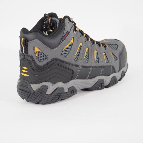 Mens Skechers Blais Bixford 77054 Grey Waterproof Steel Toe Safety Work Boots 