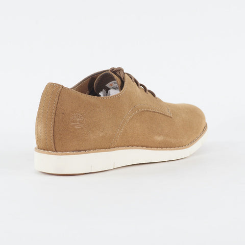 Womens Timberland Lakeville Ox A1JEN Medium Brown Leather Lace Up Casual Shoes