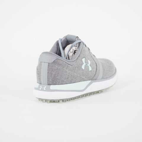 Womens Under Armour Performance SL 3020112 Lace Up Sports Golf Grey Fabric Shoes