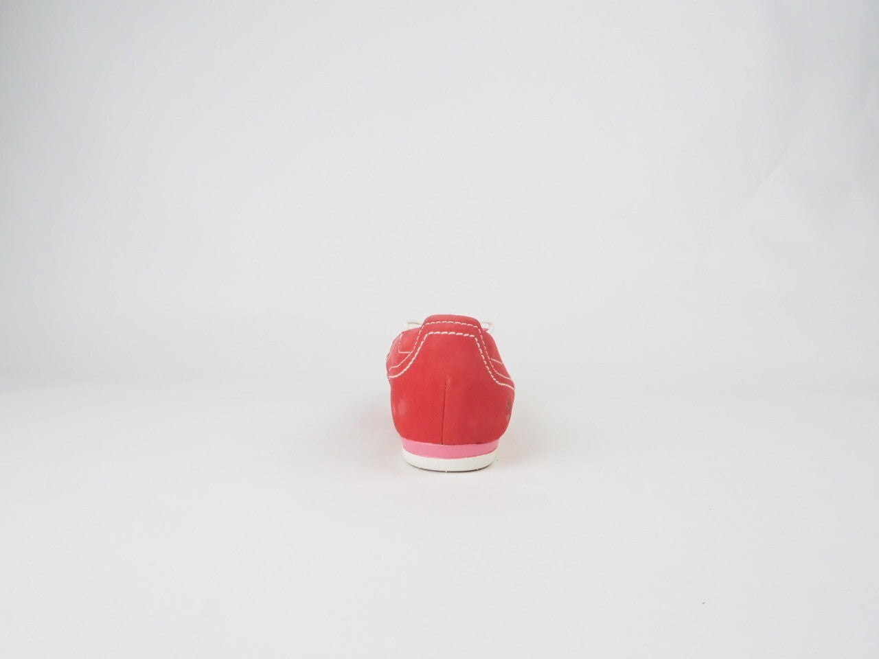 Womens Timberland Ek Belle Island 8952 RM Red Leather Loafet Slips On Shoes