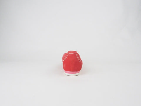 Womens Timberland Ek Belle Island 8952 RM Red Leather Loafet Slips On Shoes