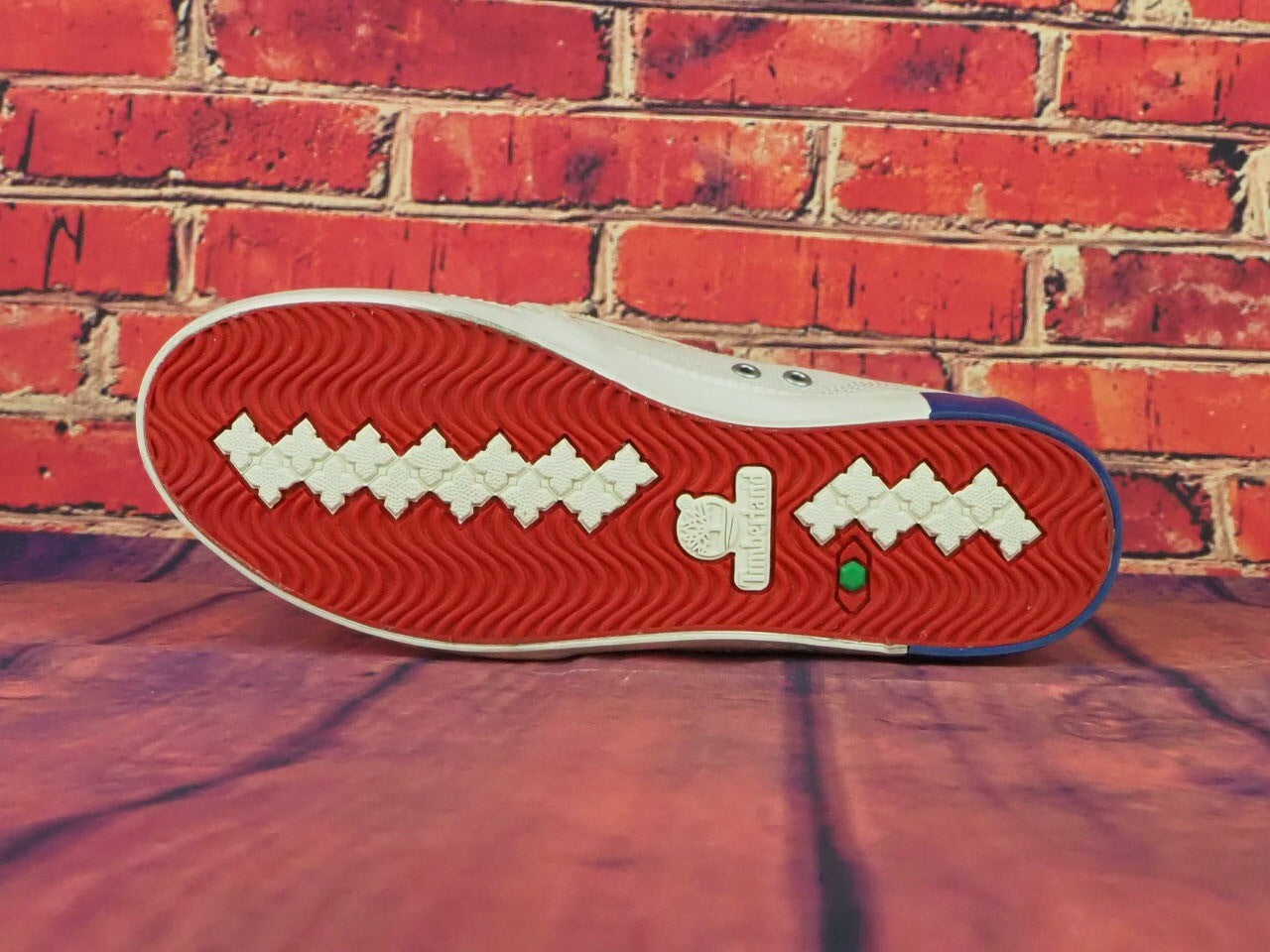 Womens Timberland Canvas A171W Beige Slips On Ladies Trainers