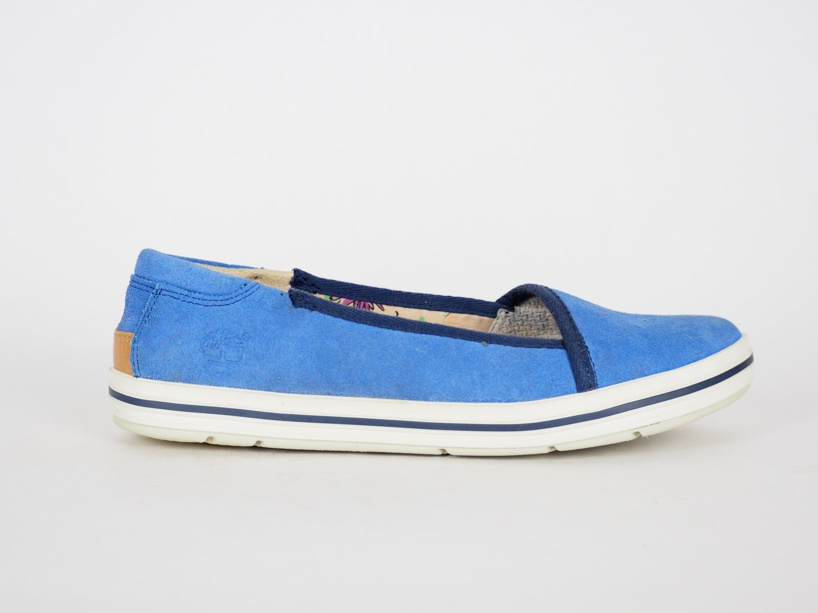 Womens Timberland EK Casco Bay 8829A Blue Leather Slip On Trainers