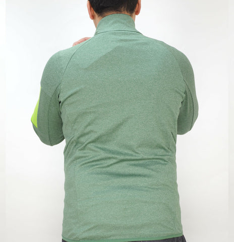 Mens Jack Wolfskin Milford Breathable Zip Up Sage Sports Jacket