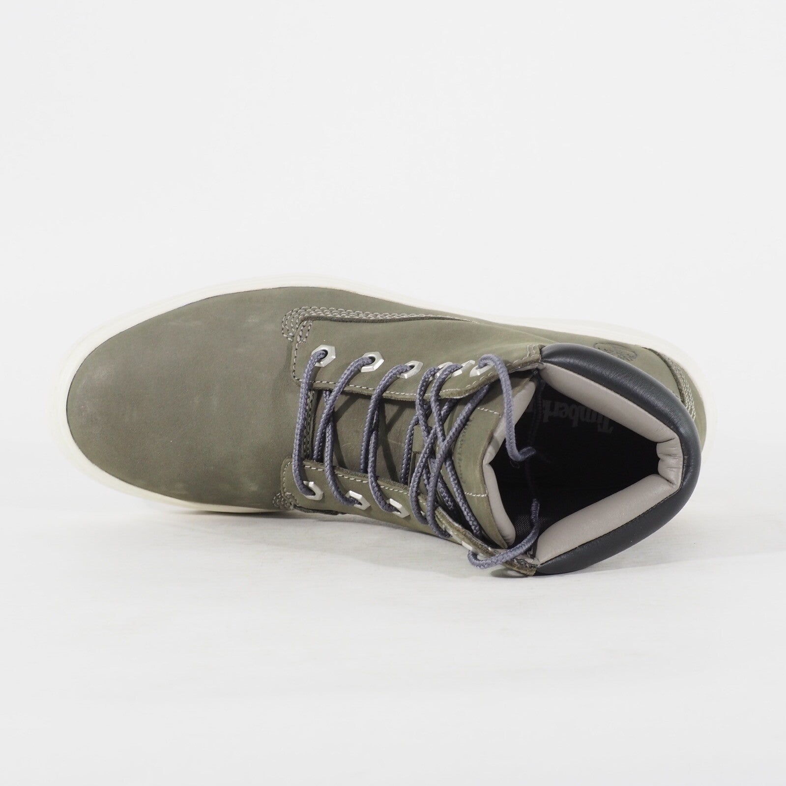 Womens Timberland Premium 6 Inch A1ITX Grey Leather Lace Casual Walking Boots