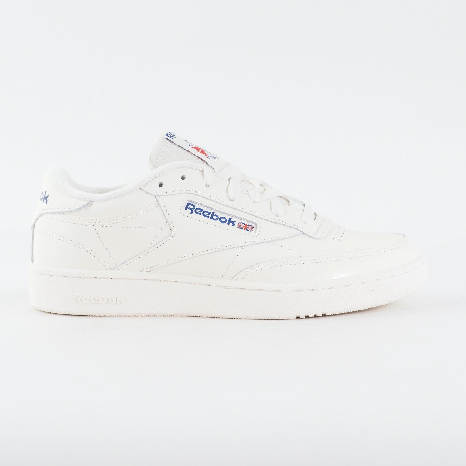 Mens Reebok Club C 85 HP4321 White Leather Casual Lace Up Sports Trainers