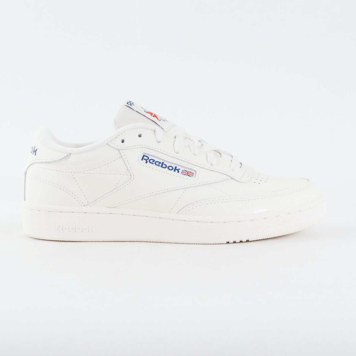 Mens Reebok Club C 85 HP4321 White Leather Casual Lace Up Sports Trainers