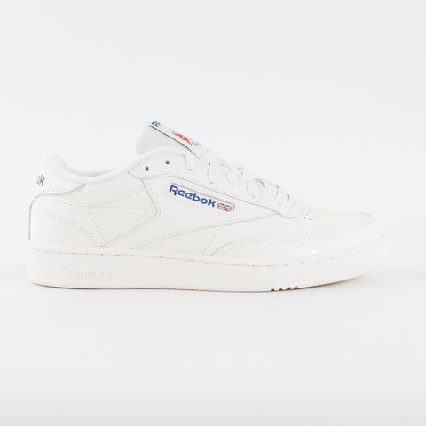 Mens Reebok Club C 85 HP4321 White Leather Casual Lace Up Sports Trainers